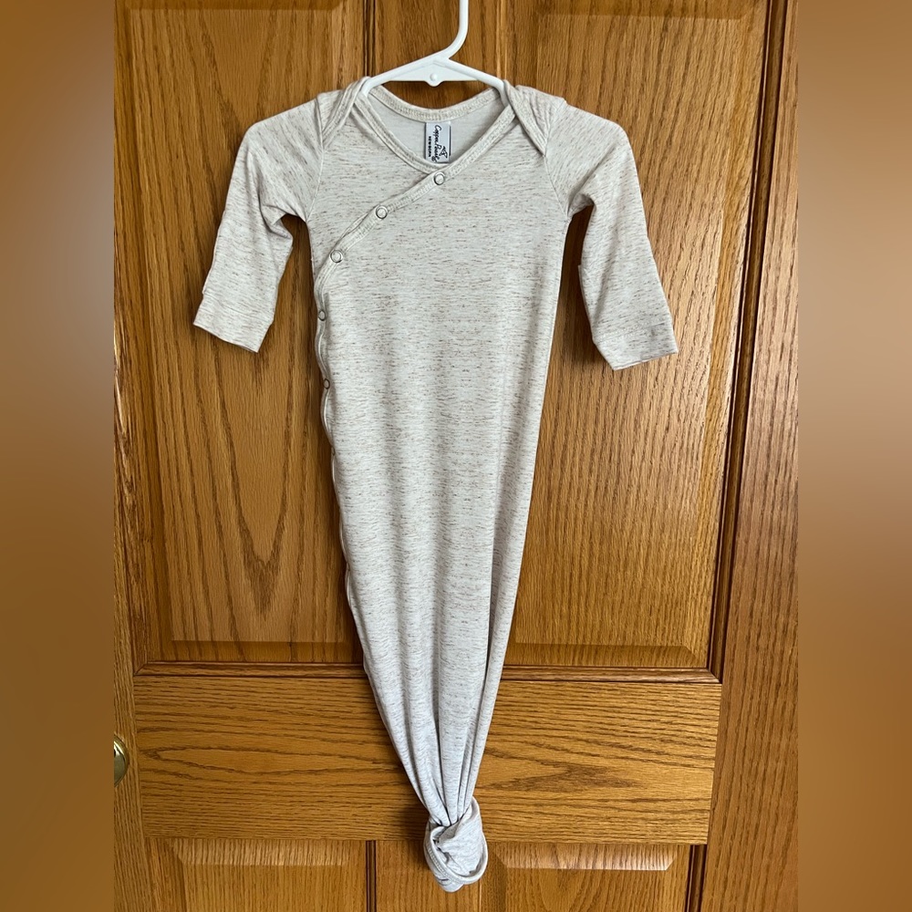 Copper Pearl Knotted Gown Newborn